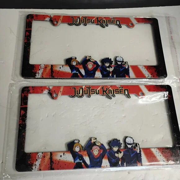 Jujutsu Kaisen Anime License Plate Frames 2x - Picture 5 of 8